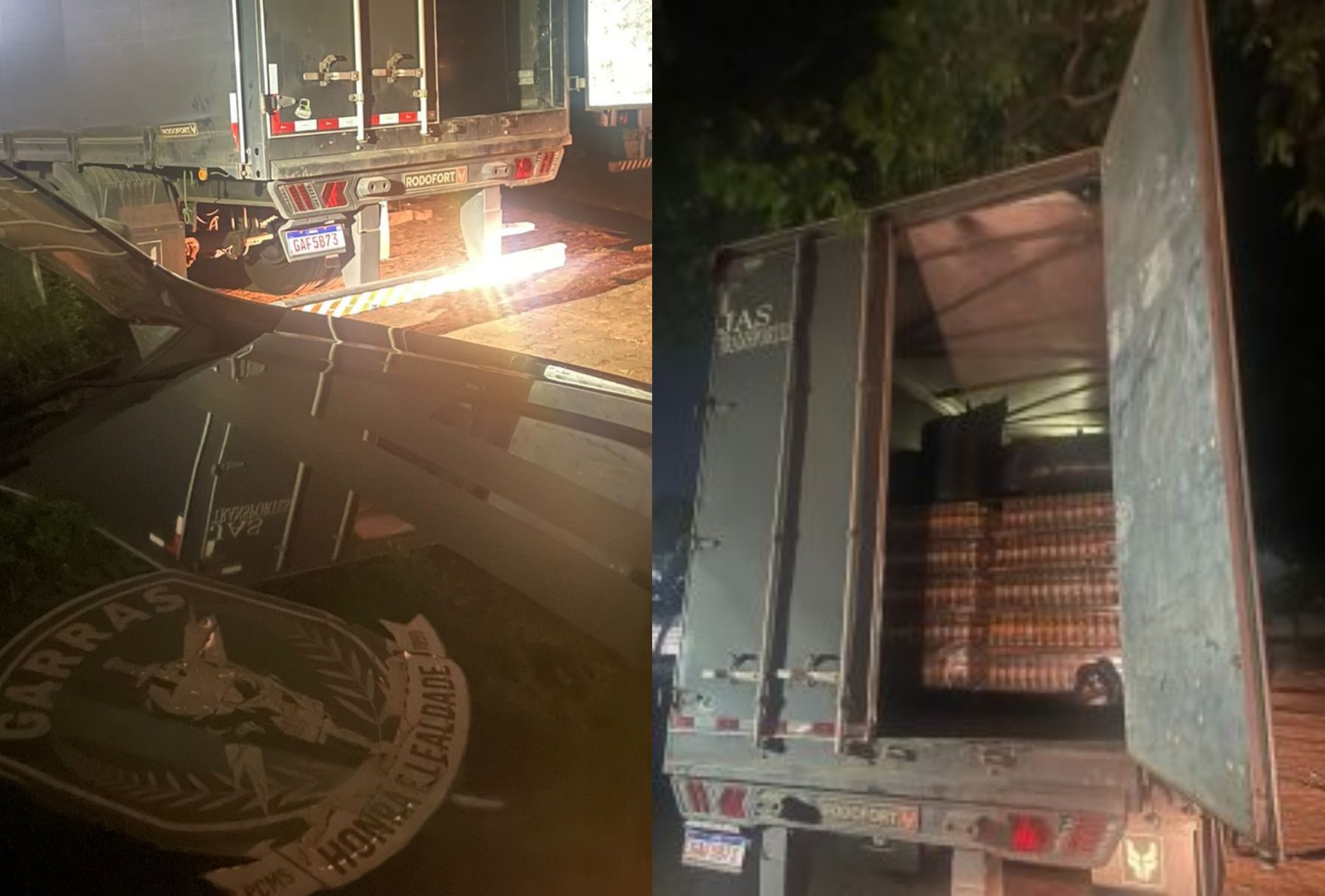 Polícia apreende caminhão com cigarros eletrônicos escondido em carga de óleo de cozinha em MS