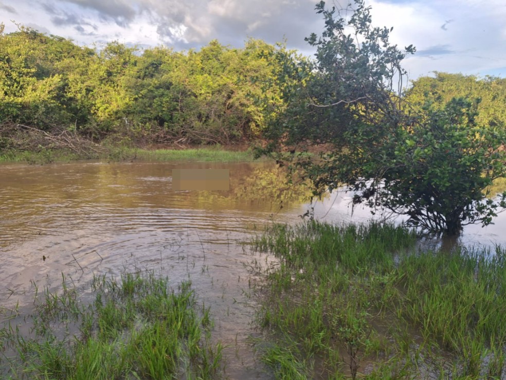 Jovem desaparecido é encontrado morto dentro de saco com pés e mãos amarrados em riacho no Norte do Piauí — Foto: Reprodução