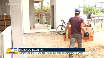 Mercado da construção civil segue em alta no Tocantins