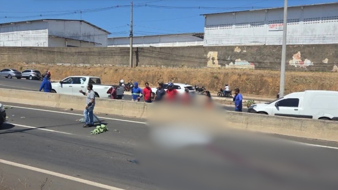 Idosa morre atingida por veículo ao atravessar a BR-316 em Teresina