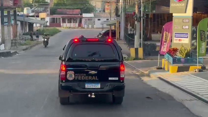 PF prende três suspeitos em Manaus em operação contra tráfico internacional ligado ao PCC