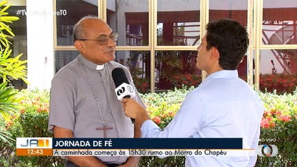 Comunidade católica participa de caminhada que começa no Morro do Chapéu; saiba mais