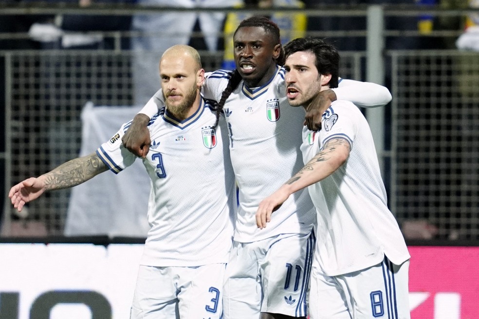 Itália na repescagem das Eliminatórias da Europa para a Copa do Mundo 2026 — Foto: Reuters