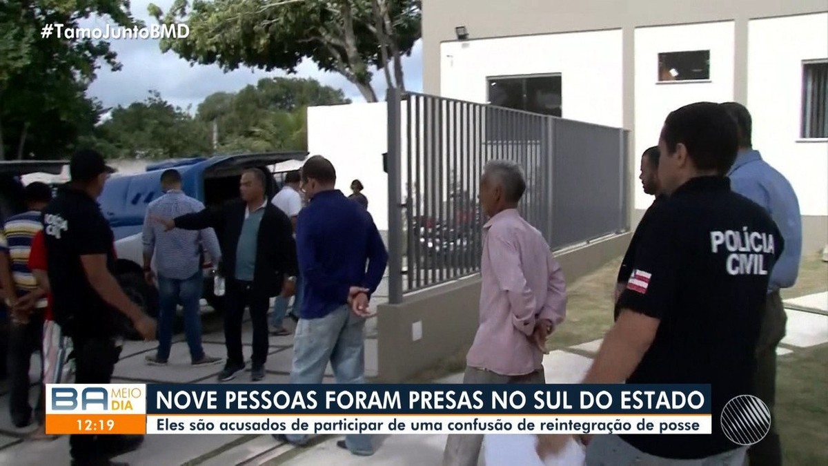 Nove Pessoas São Presas Suspeitas De Participarem De Invasão A Fazenda