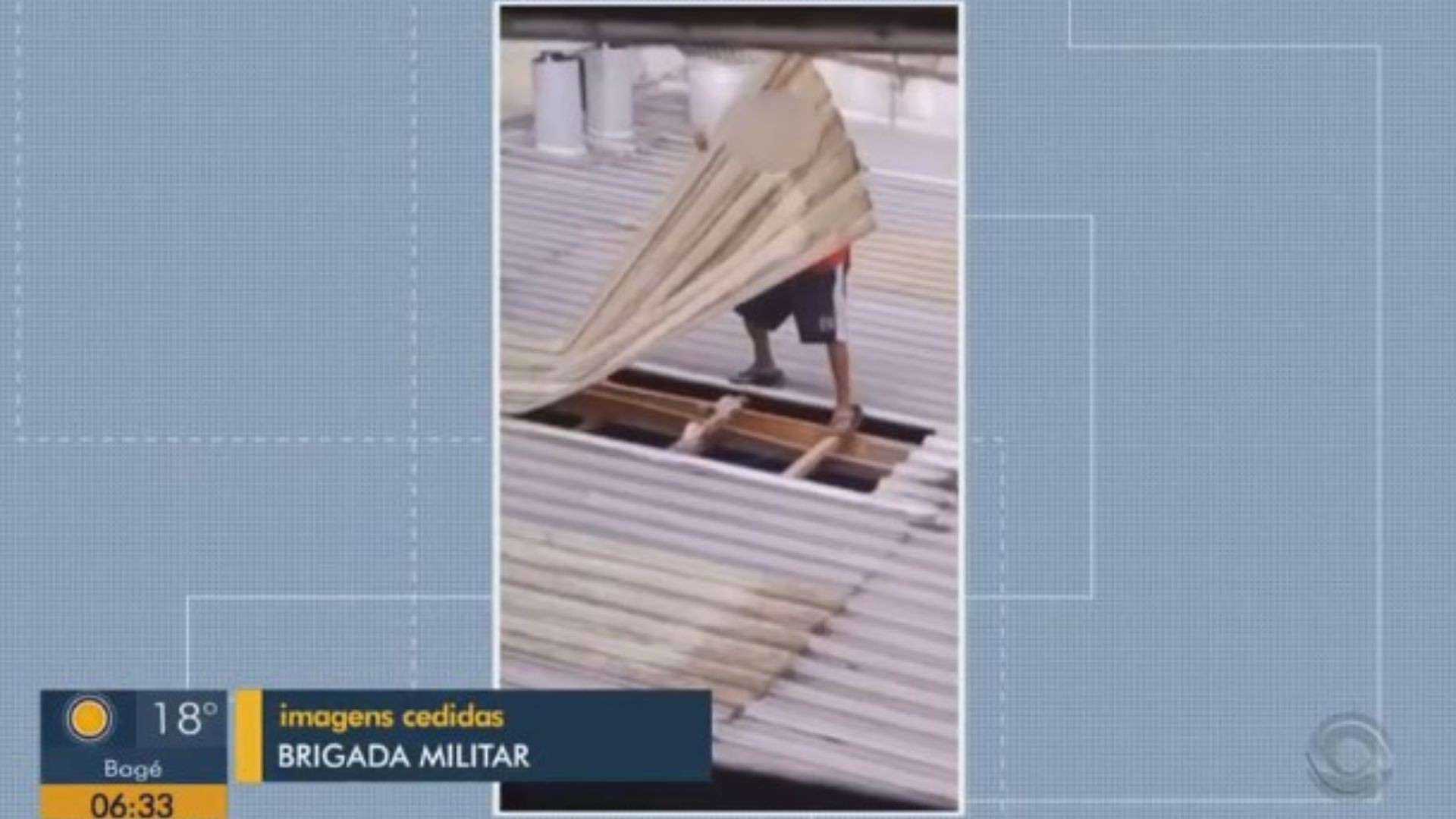 Homem é preso em flagrante após invadir pizzaria no RS pelo telhado e furtar pepperoni e pistache