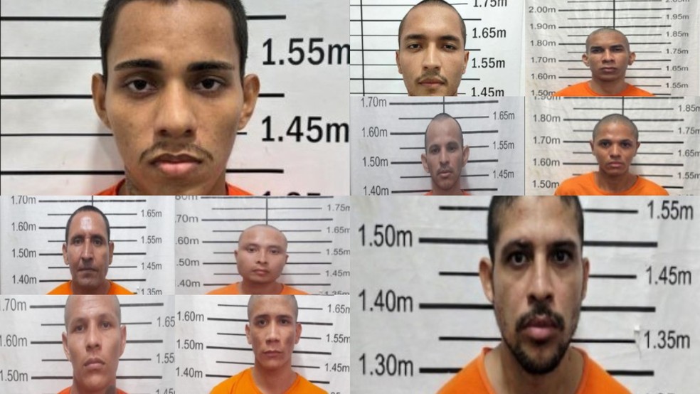 Lista de detentos foi divulgada nesta quarta-feira (3) — Foto: Sejuc/Divulgação