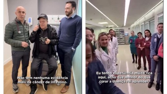 Vídeo: Chico Pinheiro encerra quimioterapia e fala em cura
