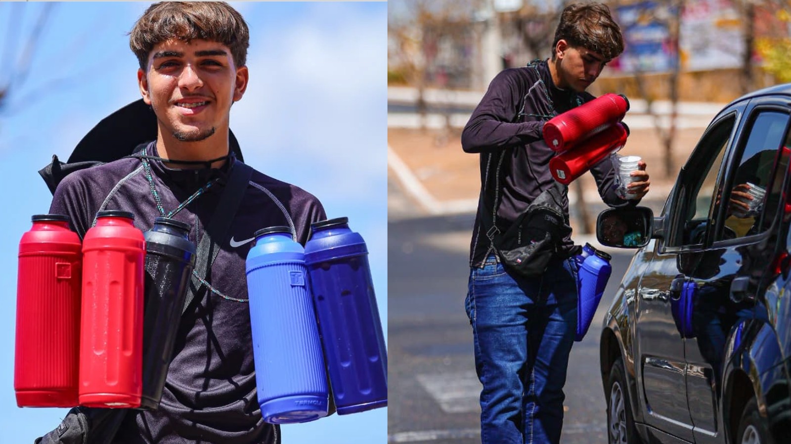 Adolescente de 15 anos vende café em semáforos de Teresina para comprar casa própria: 'pensando no meu futuro'