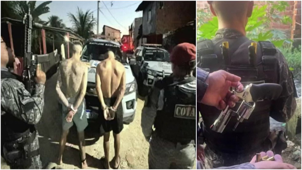 Dupla é presa suspeita de participar de morte de advogado. — Foto: Reprodução