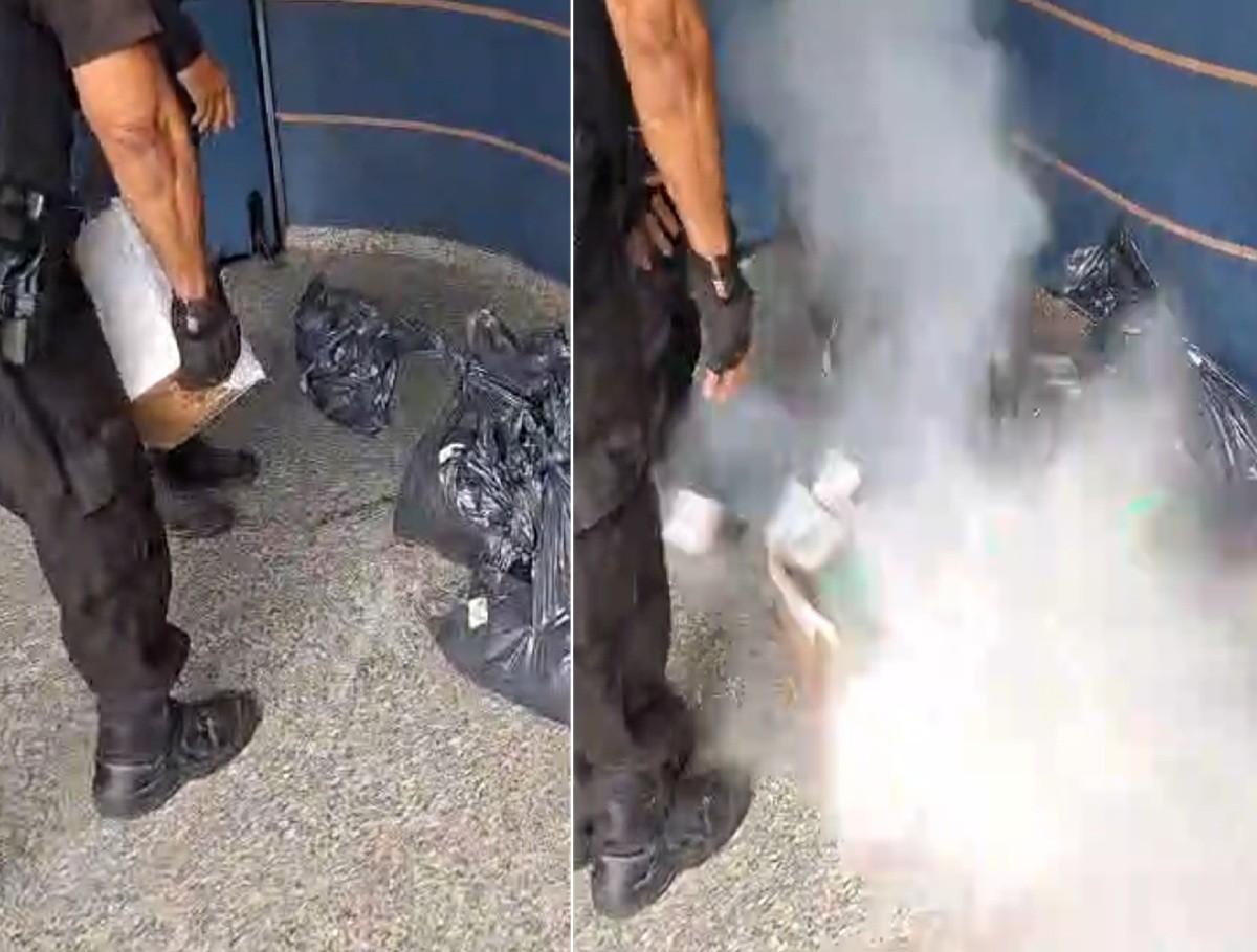 Caixa com lança-perfume explode dentro da 151ª DP de Nova Friburgo e vídeo viraliza nas redes