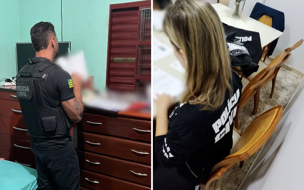 Polícia Civil cumpre mandados em investigação de desvios na Secretaria de Saúde de Goiás — Foto: Divulgação/Polícia Civil