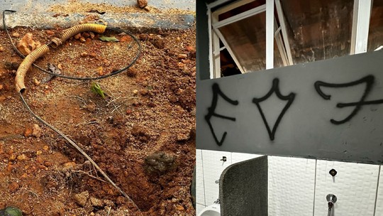 Pichação e furto de fios: espaços recém reformados são vandalizados em Porto Velho 