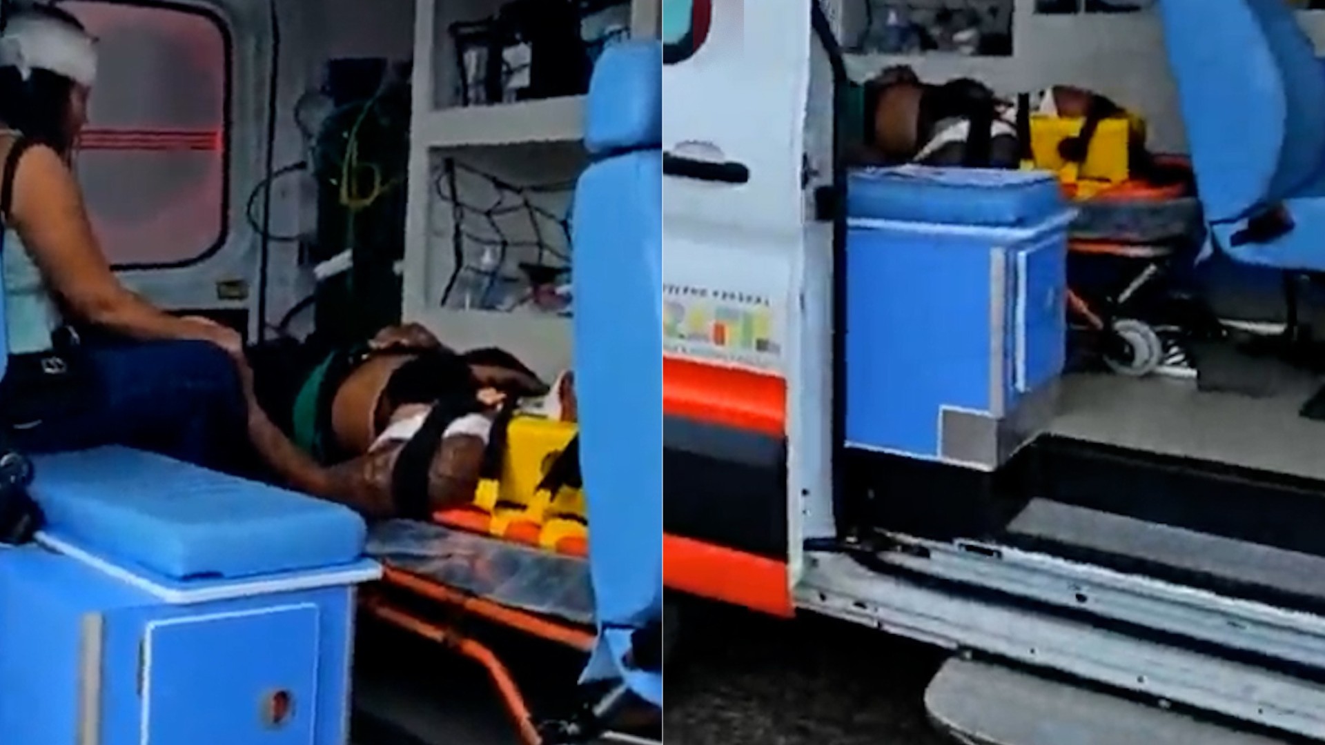 Duas mulheres ficam feridas após moto bater na traseira de ônibus na Grande São Luís