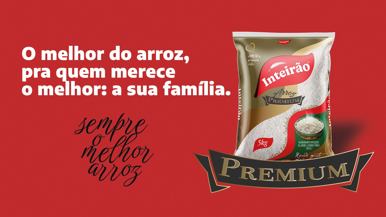 Inteirão, sempre o melhor arroz, presente na Tv Globo e na Expo2025