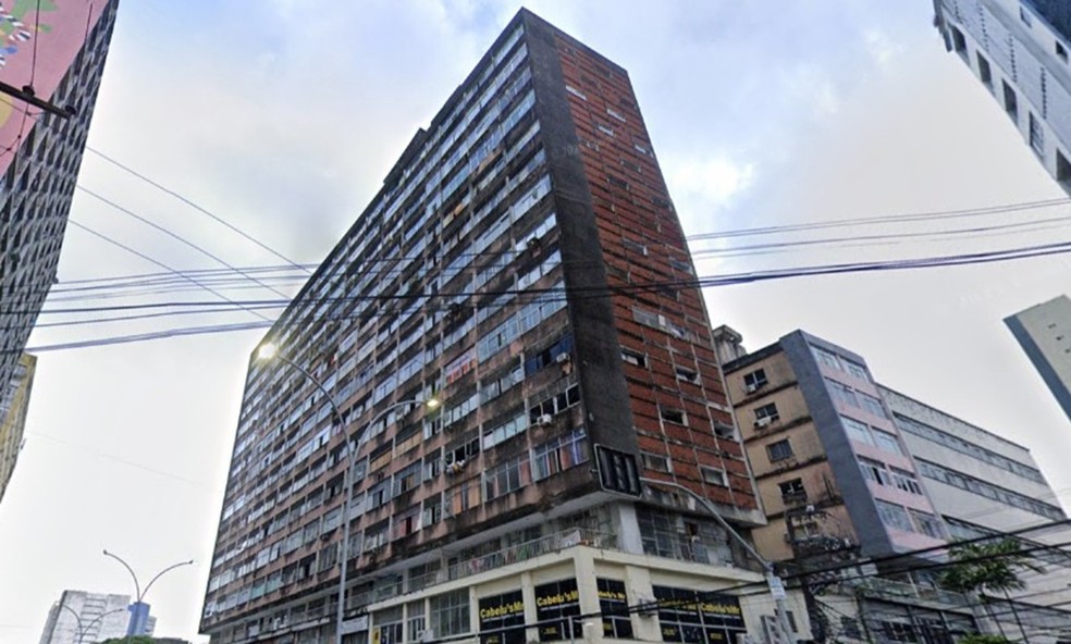 Edifício Pirapama fica no bairro da Boa Vista, no Centro do Recife — Foto: Reprodução/Google Street View