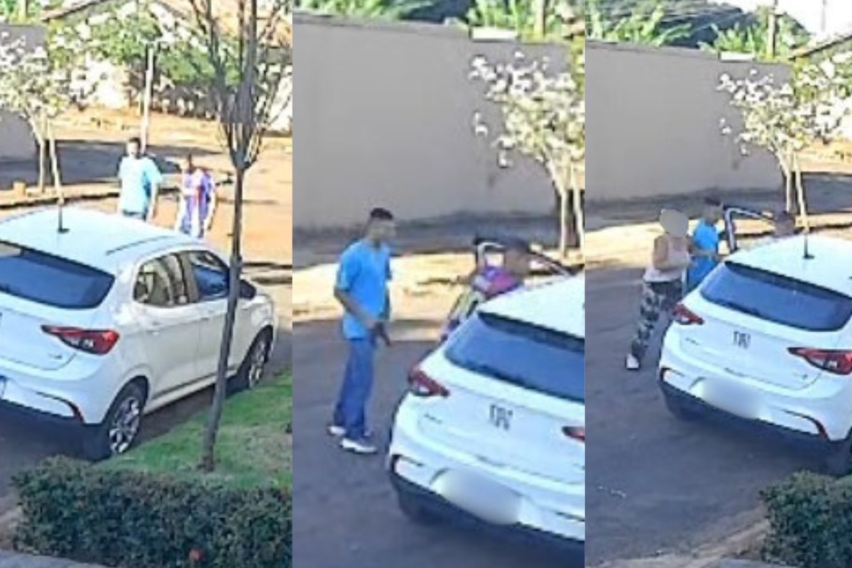 Motorista de aplicativo é assaltada por dupla em Campo Grande; Veja vídeo