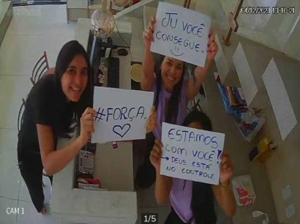 Ao g1, Juliana compartilhou destacou que o apoio da família e dos amigos foi fundamental para conseguir a ‘força’ necessária para seguir em frente. — Foto: Arquivo Pessoal