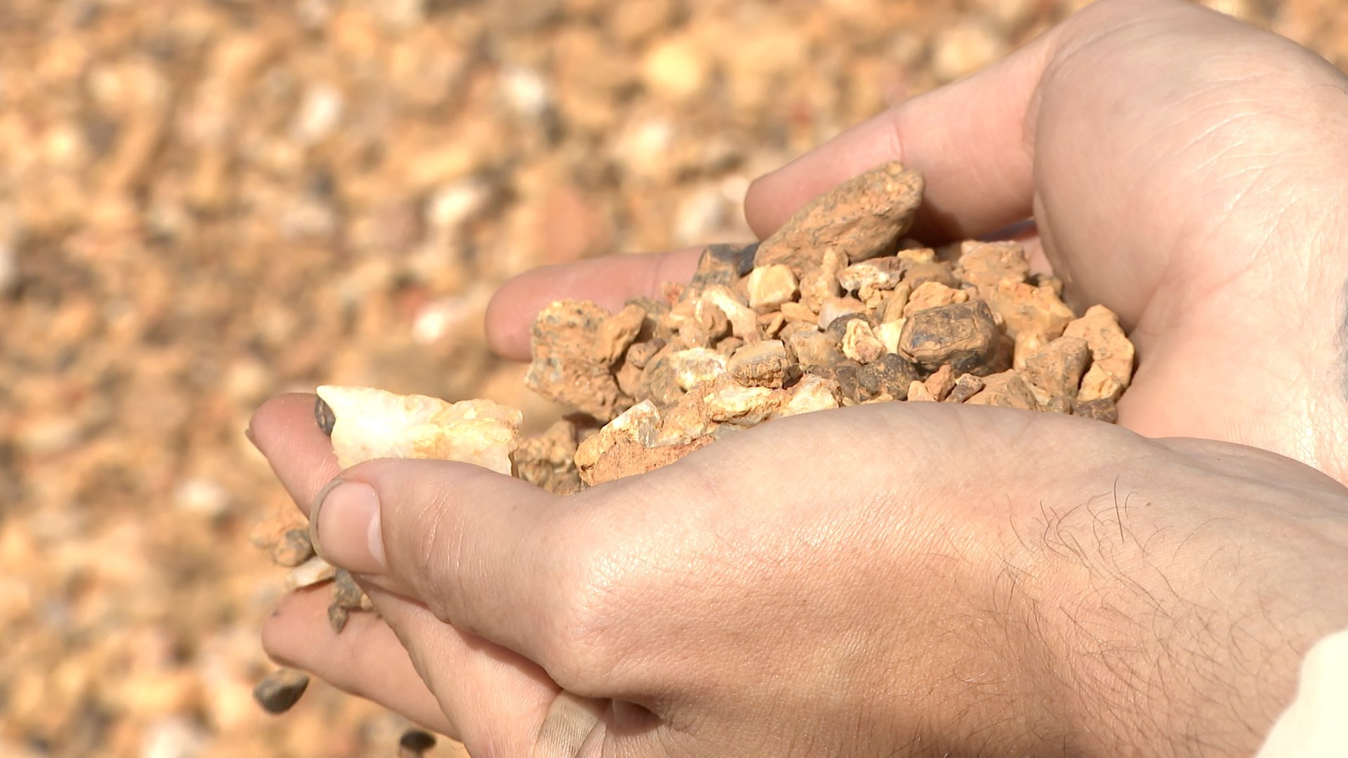 As diferentes composições rochosas encontradas em Coromandel