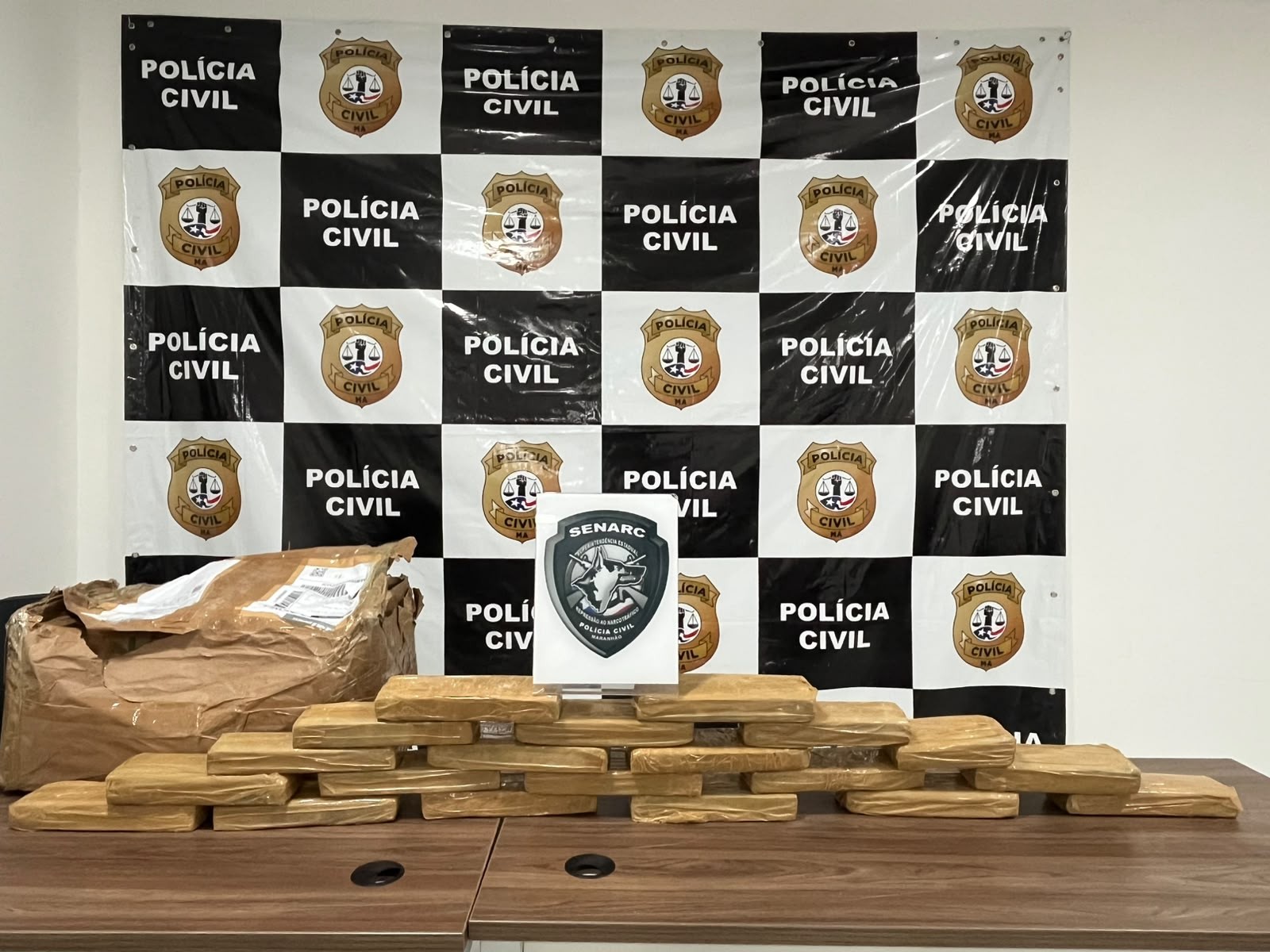 Polícia apreende cerca de 20 kg de maconha durante operação em São Luís, no MA 