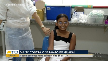 Guaraí realiza Dia D de vacinação contra o sarampo neste sábado (9)