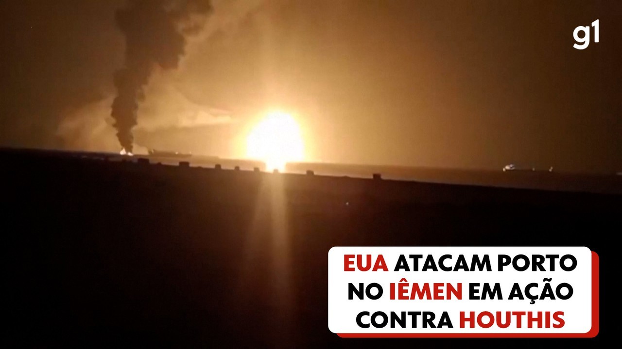 VÍDEO: Ataque dos EUA em porto controlado pelos Houthis deixa 38 mortos