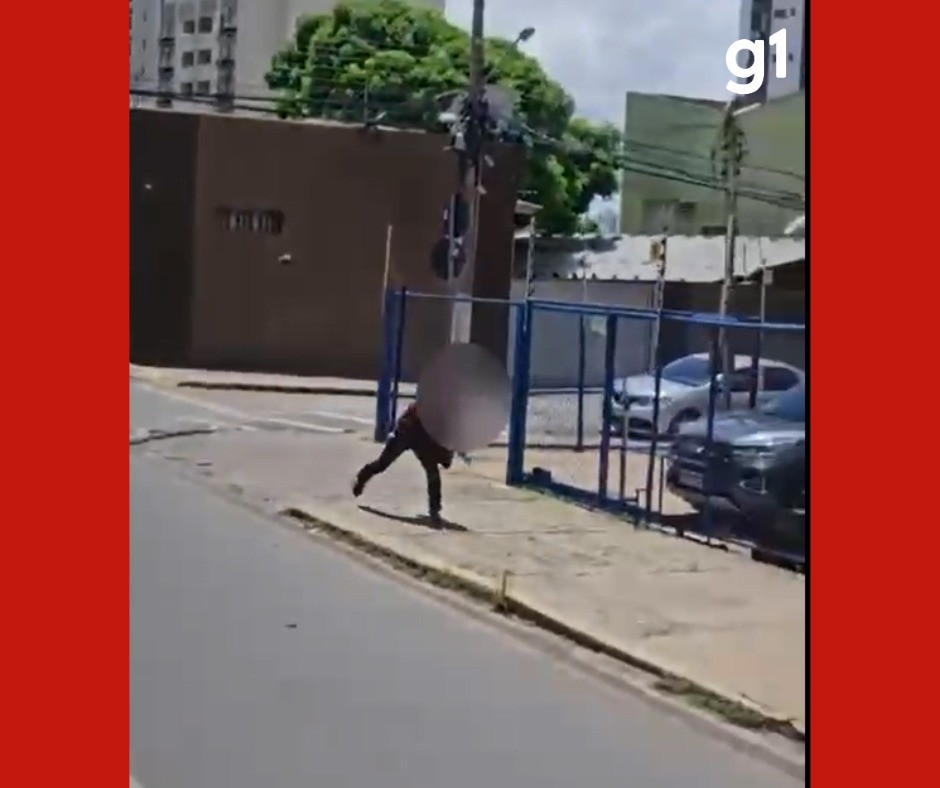 Passageiro joga pedras em ônibus após xingar motorista por quase perder ponto de desembarque em Cuiabá; Vídeo