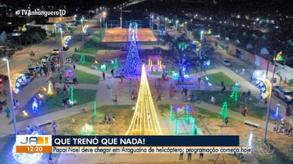 Chegada do Papai Noel está prevista para este sábado (6) em Araguaína