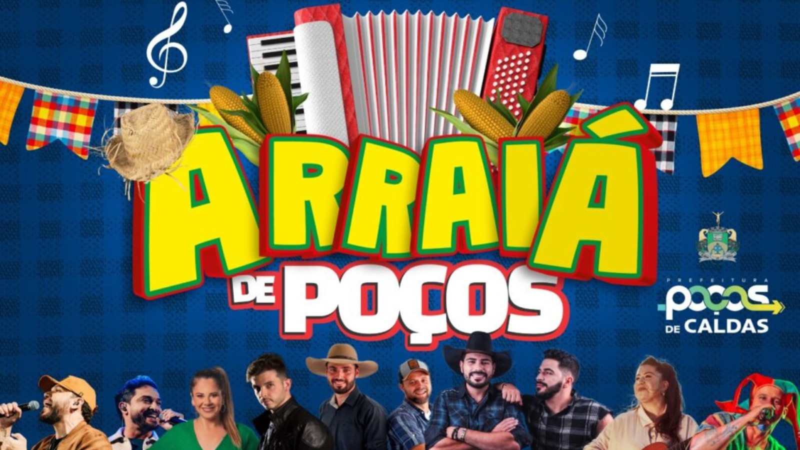Arraiá 2025 promete agitar Poços de Caldas com muita música, tradição e sabor