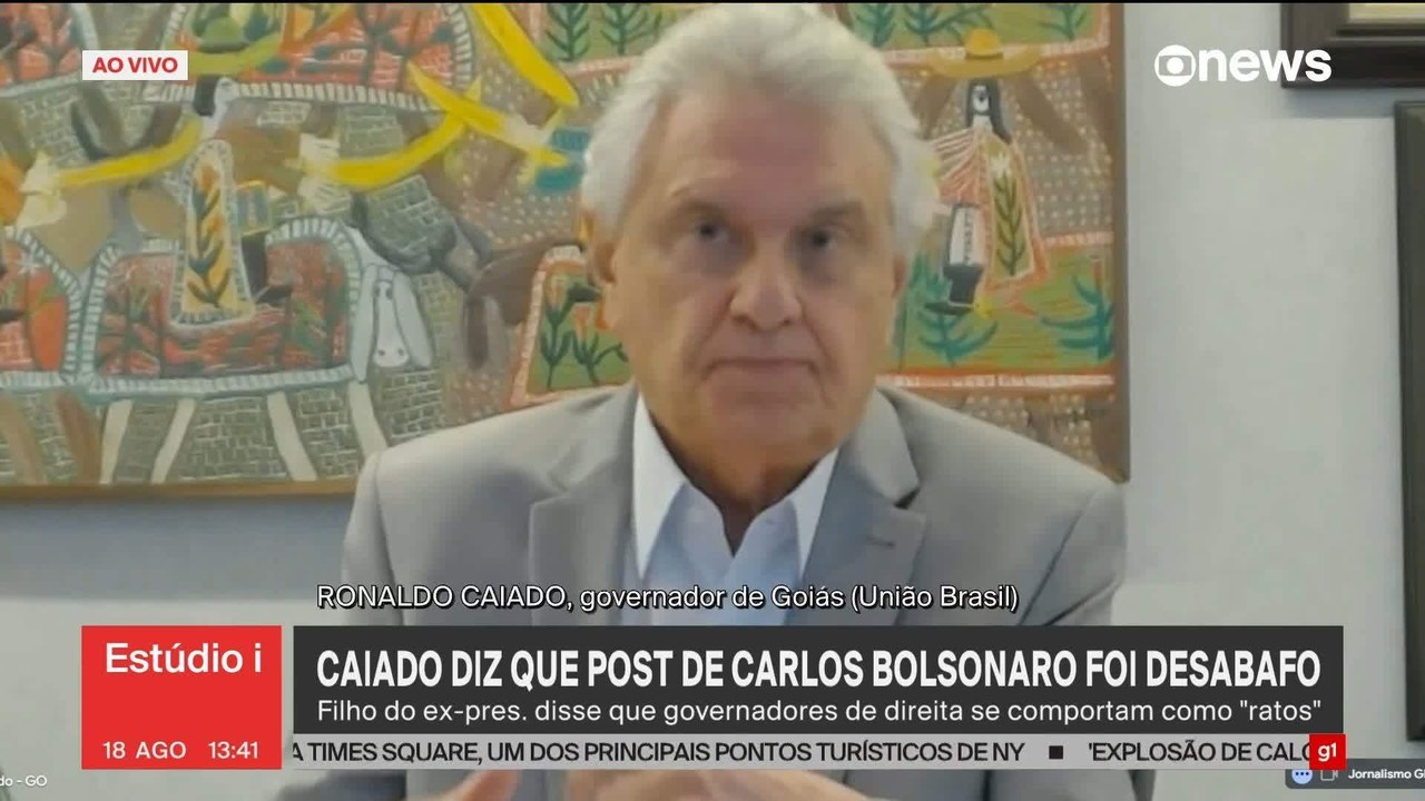 Caido diz não haver 'impedimento' para os governadores saírem candidatos sem apoio de Bolsonaro