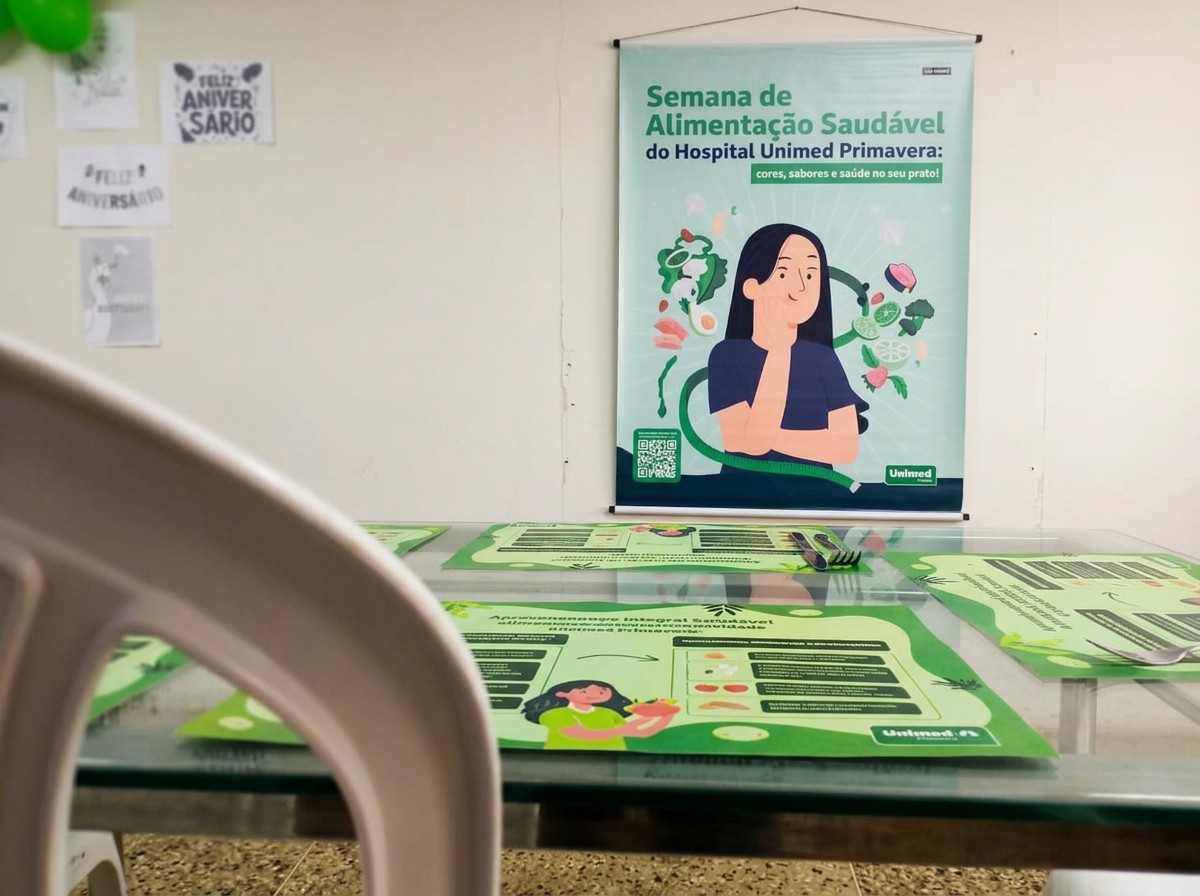 Hospital Unimed Teresina promove ação sobre alimentação saudável