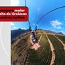 Estrutura começou a ser construída em março e vai ser inaugurada no sábado (17), na cidade de Pancas, Noroeste do Espírito Santo. Ao todo, são três quilômetros de descidas.