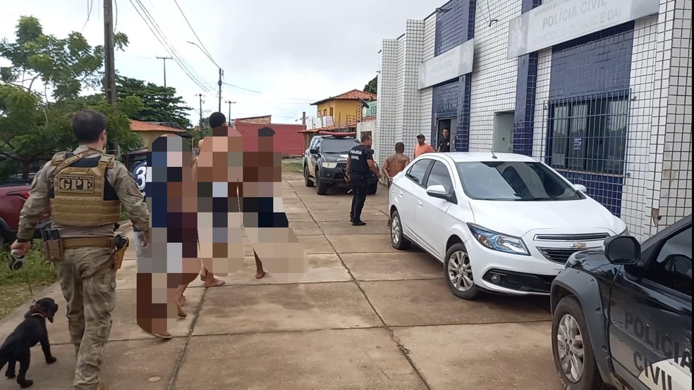 Integrantes de facção criminosa são presos e apreendidos no Maranhão — Foto: Divulgação/Polícia Civil