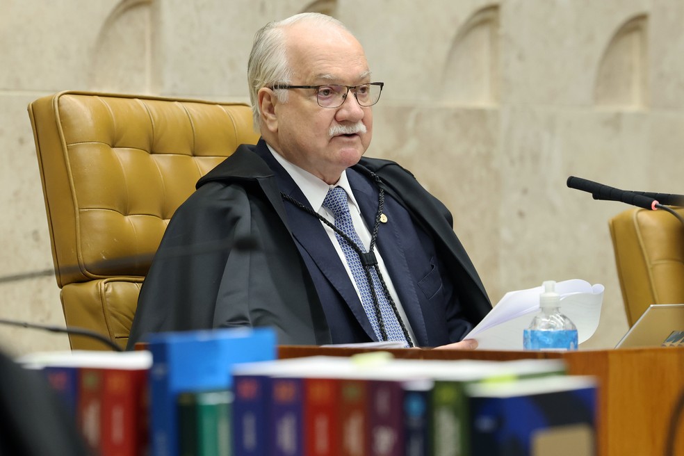 Ministro Edson Fachin, presidente do STF — Foto: Rosinei Coutinho/STF