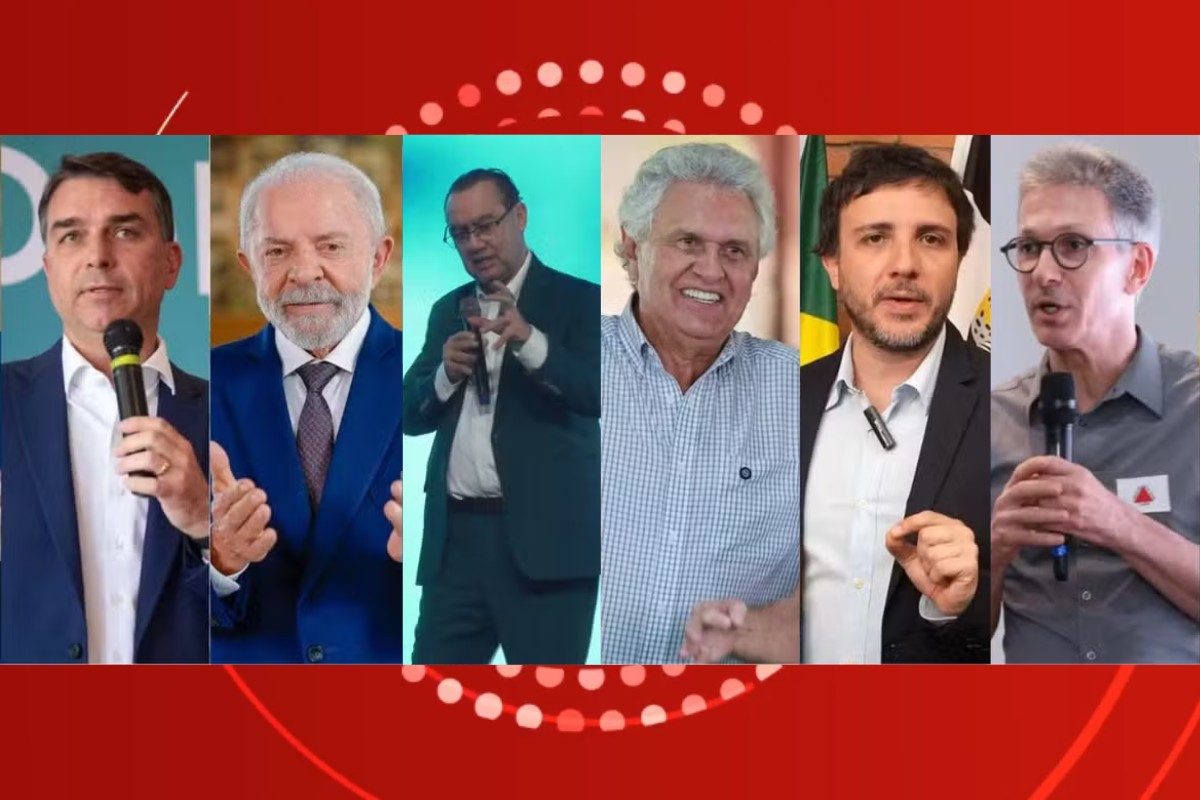 Quaest no Paraná: Flávio Bolsonaro, 40%; Lula, 26%; Augusto Cury, 5%; Ronaldo Caiado, 4%; Renan Santos, 4%; e Romeu Zema, 2%