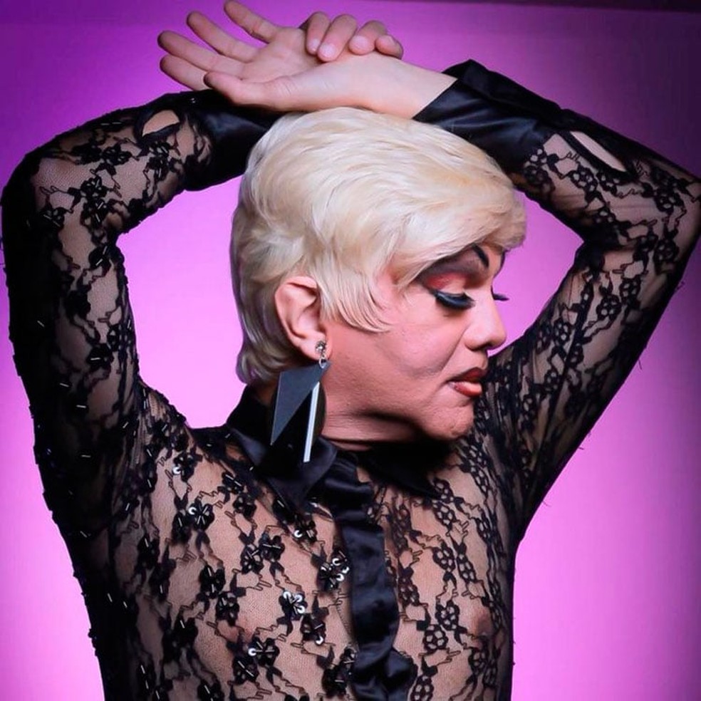 Nascida na Galeria Alaska, em Copacabana, a drag queen Lorna Washington foi parte importante da memória do movimento LGBTQIAP+ no Rio — Foto: Divulgação