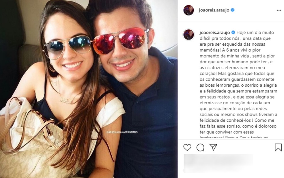Morte de Cristiano Araújo e da namorada Allana completa 1 ano hoje - JORNAL  ITAPACI URGENTE