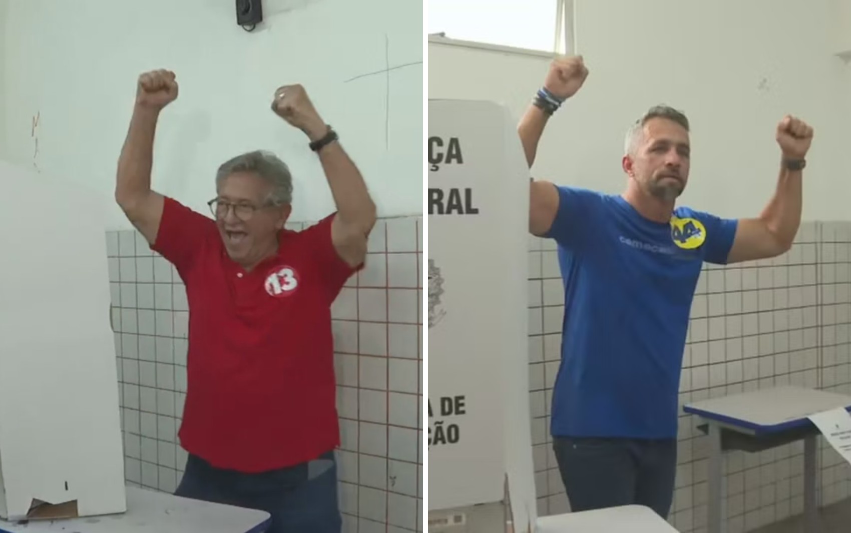 Eleições 2024: candidatos à prefeitura de Camaçari votam no 2º turno 