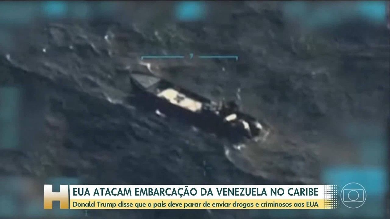 Trump afirma que EUA eliminaram 3 embarcações venezuelanas