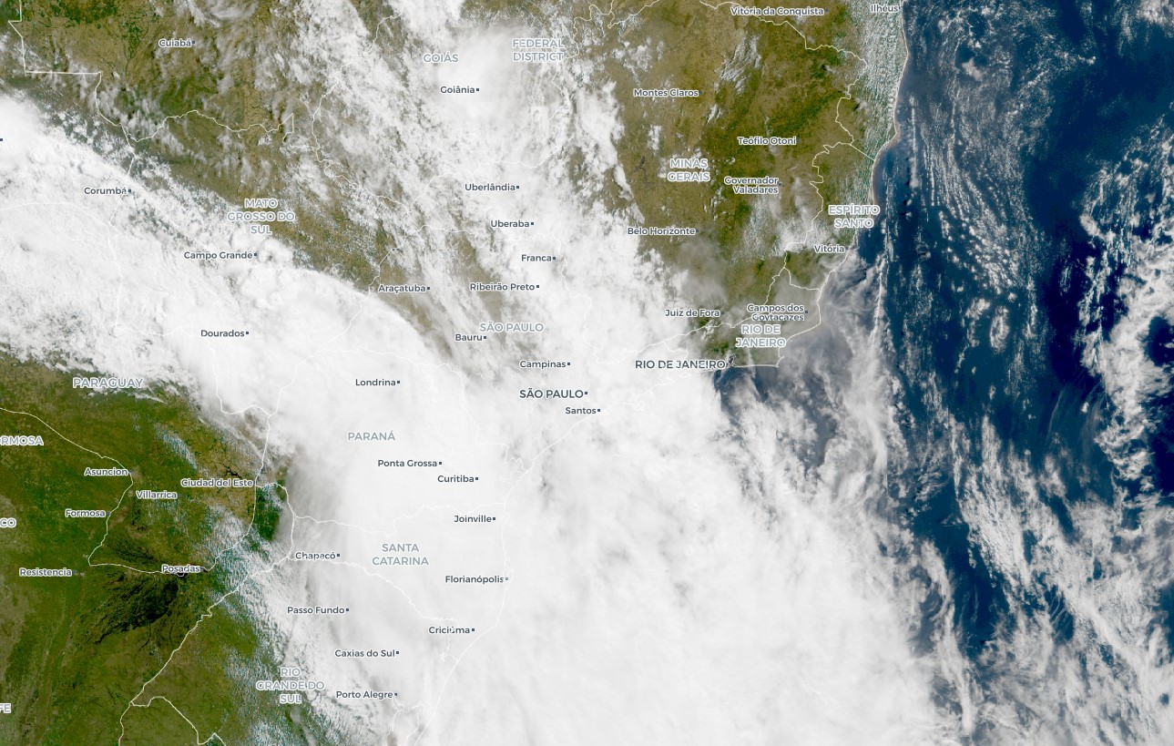 Previsão do tempo: com chegada de frente fria, RMC terá semana marcada por pancadas de chuva e ventos fortes