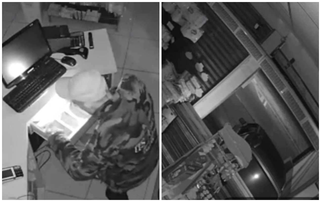 VÍDEO: criminoso derruba porta de farmácia com carro, invade loja e furta mercadorias em Jundiaí