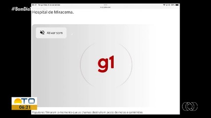 Veja o que é notícia no portal g1 Tocantins