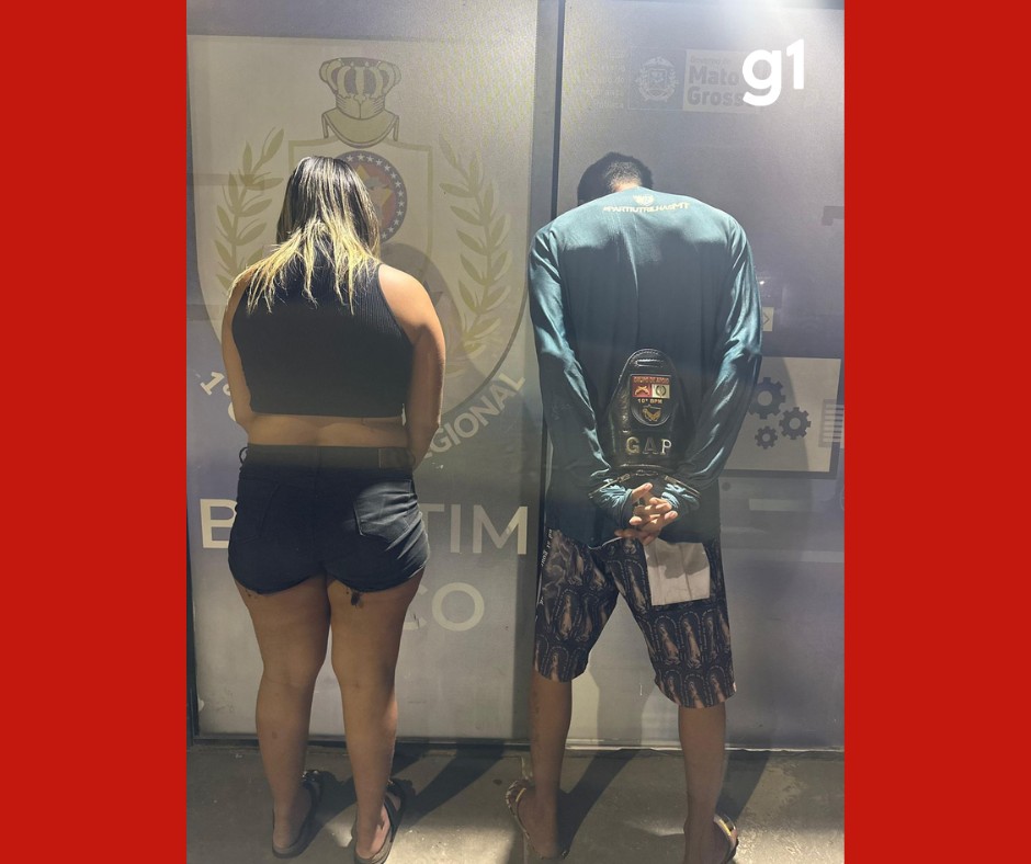 Mulher sequestrada é presa junto com o suspeito após resgate em Cuiabá