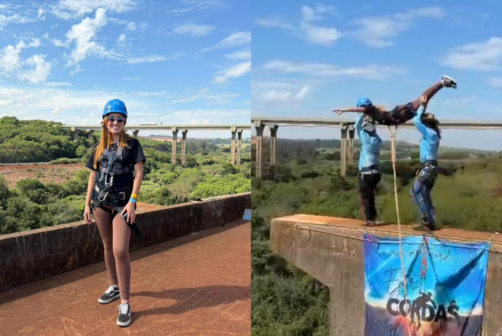 Jovem do interior de SP fez rope jump com mesma empresa semanas antes de acidente fatal: 'Fiquei em choque'