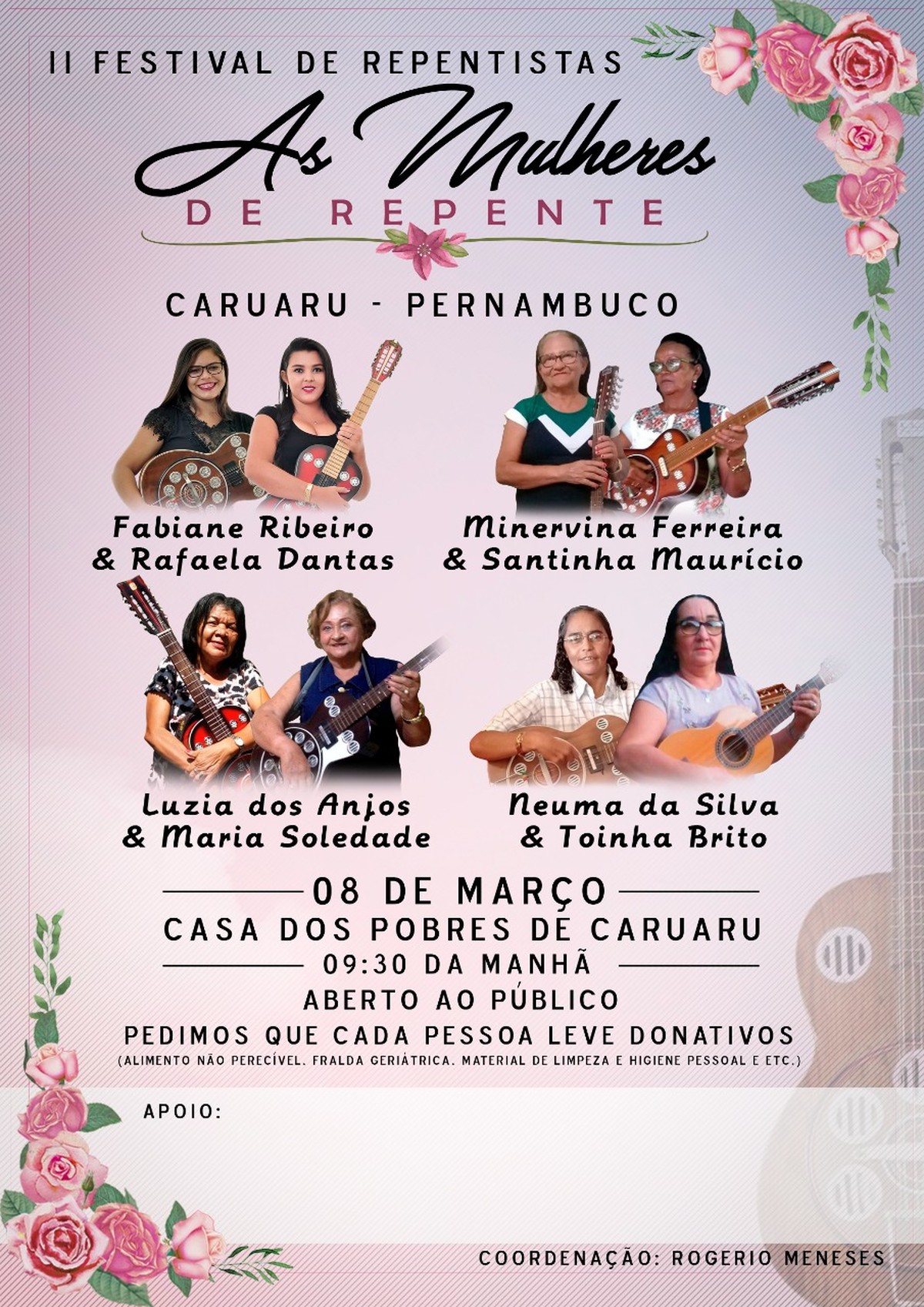 Casa dos Pobres realiza 2º Festival de Repentistas em Caruaru | Caruaru ...