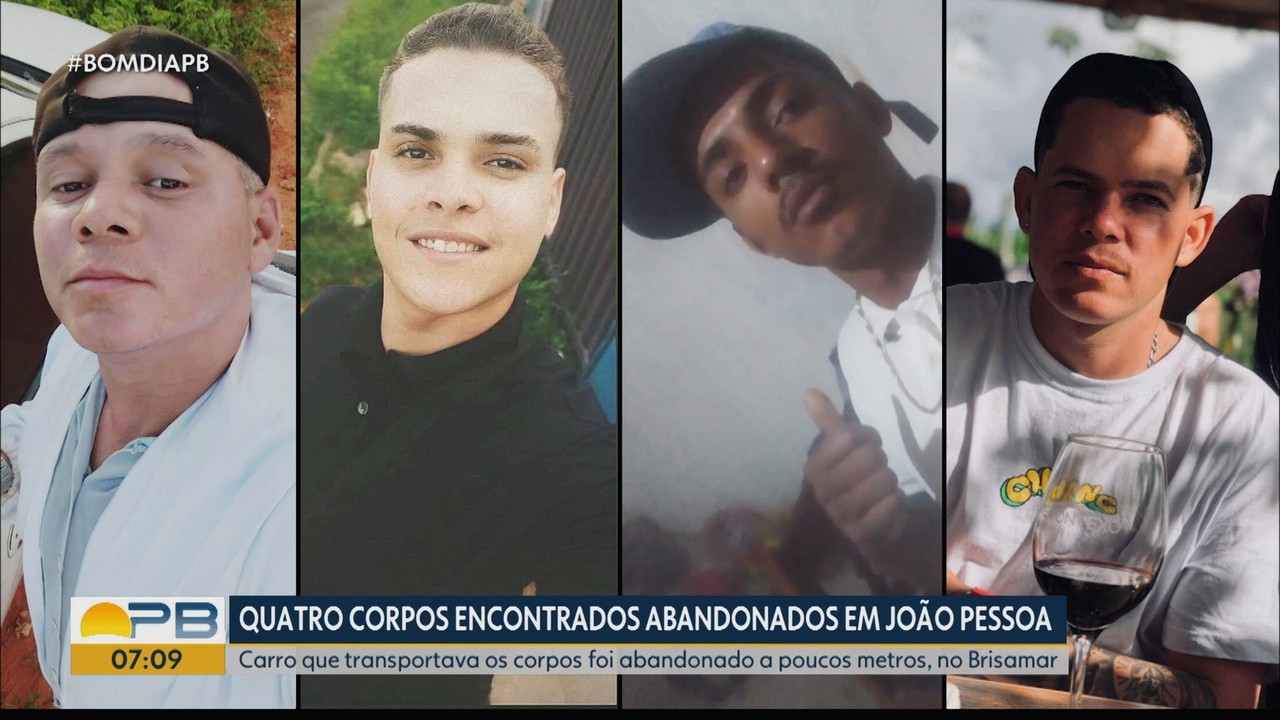 Quatro corpos são encontrados em carro roubado na Paraíba; vítimas podem ser da Bahia