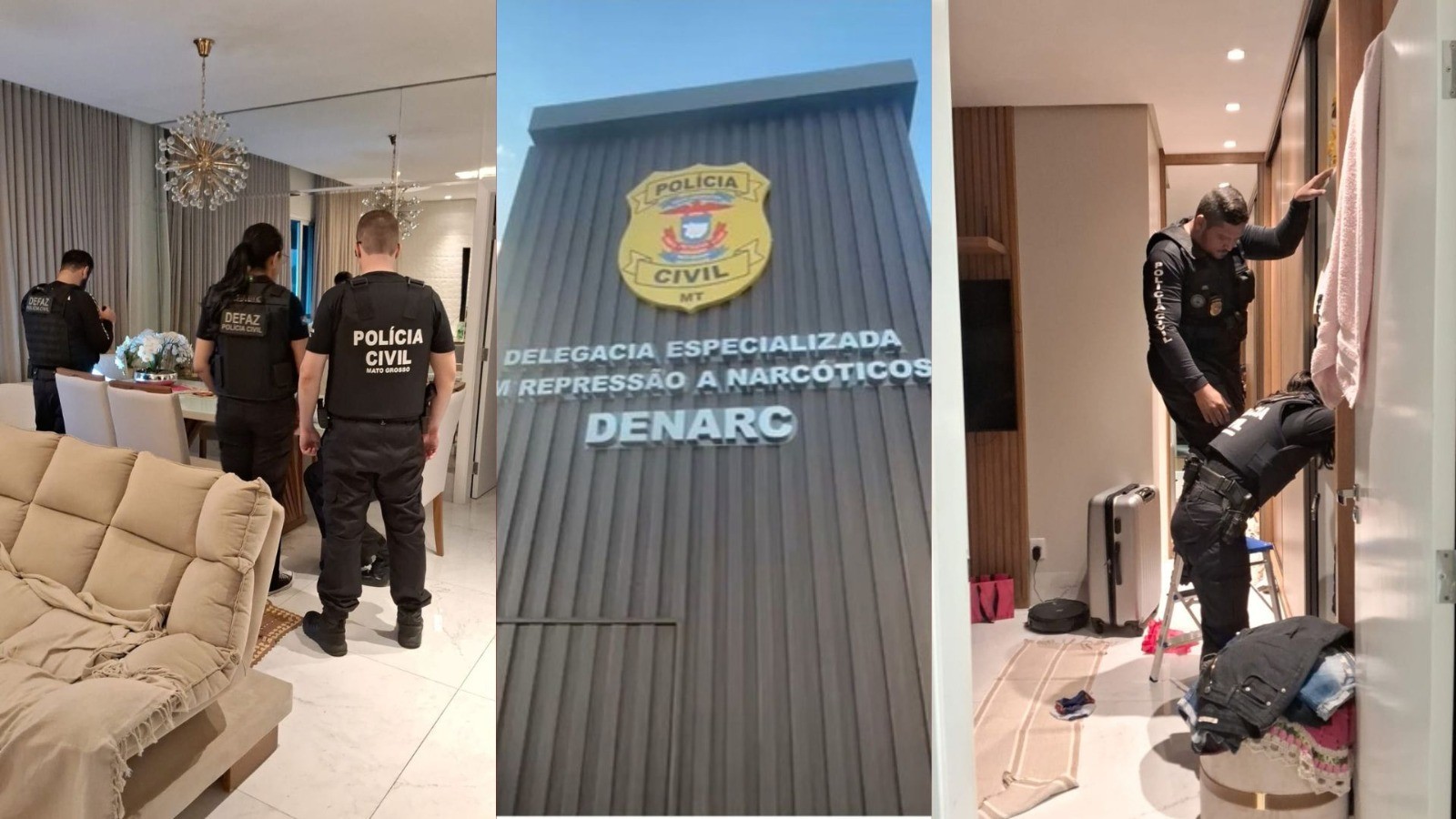 Operação contra grupo suspeito de tráfico tem 5 presos e bloqueio de mais de 1 milhão de reais em MT e SP