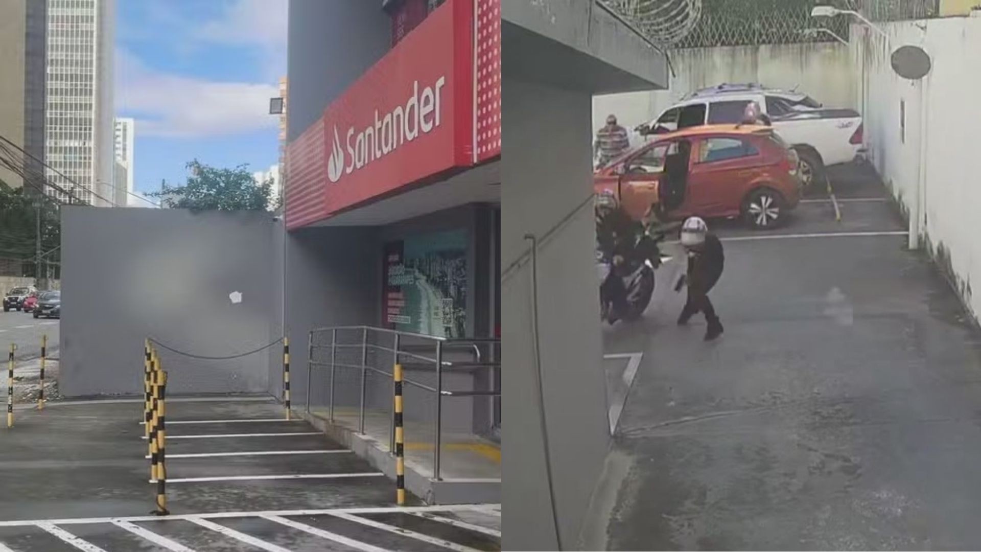Câmera flagra assalto em que assaltante foi morto e outro ficou ferido em agência bancária de Jaboatão; VÍDEO