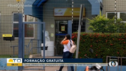 Senac oferta aulão preparatório para concurso da saúde de Palmas