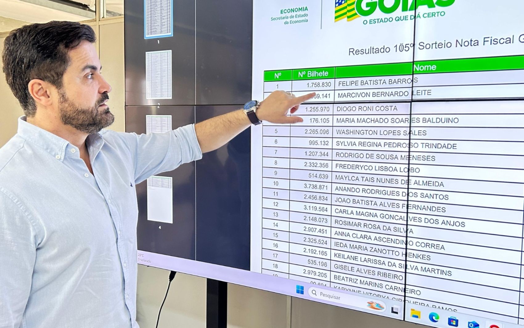 Morador de Luziânia concorre com apenas três bilhetes e leva prêmio de R$ 50 mil da Nota Goiana