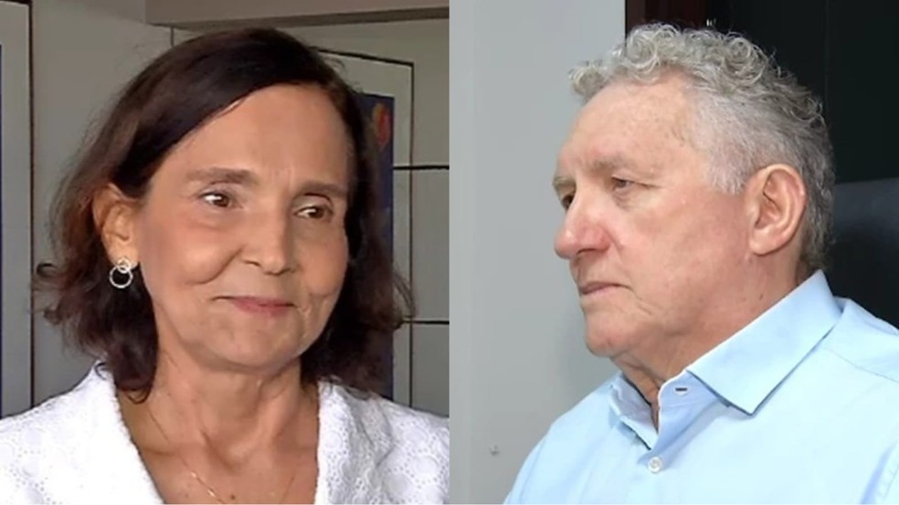 A candidata Izolda Cela (PSB) foi derrotada nas urnas por Oscar Rodrigues (União Brasil) na disputa pela prefeitura de Sobral — Foto: TV Verdes Mares
